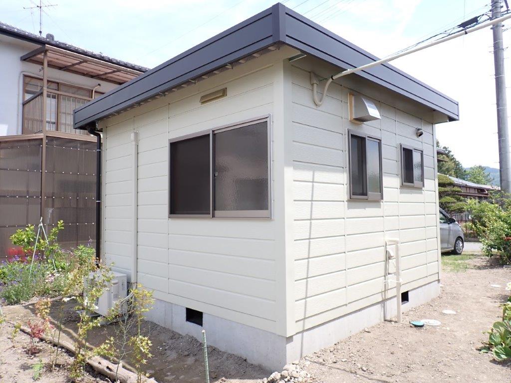 離れ住宅・趣味部屋 設置工事1