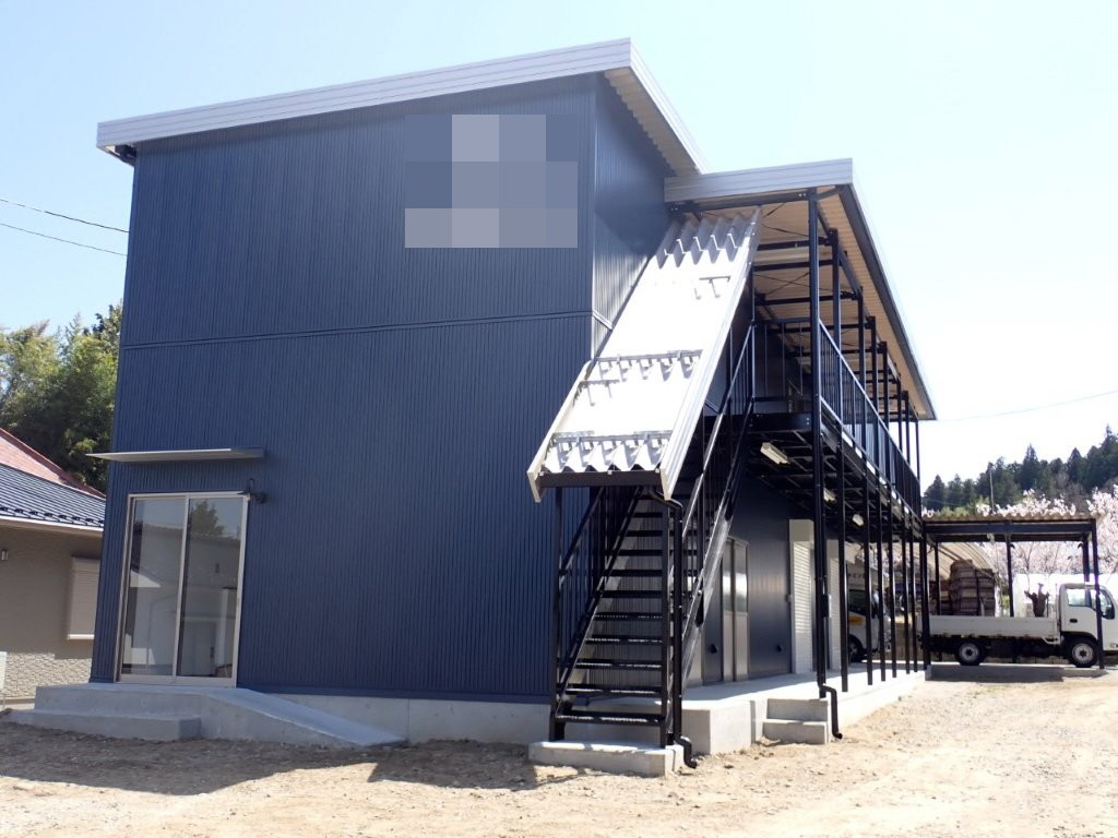 加工場・店舗併設2F建て倉庫設置その11